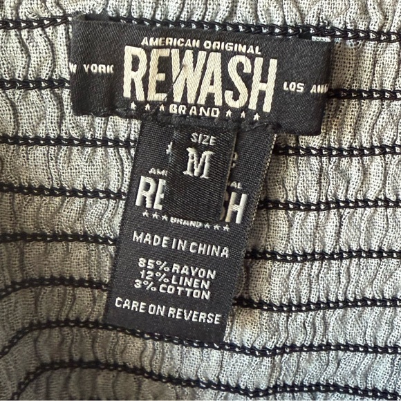 Rewash Black and White Two-Piece Set - Women Pants & Jumpsuits - Picture 4 of 11